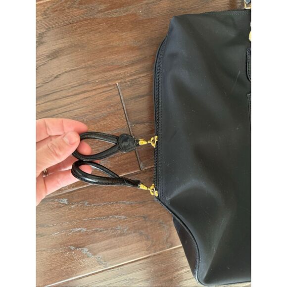 Lancel Black Leather Travel Bag - Picture 7 of 9